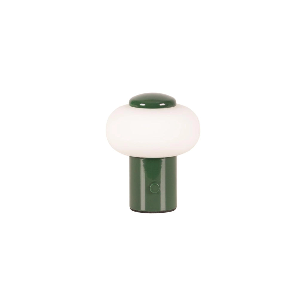 Lampada da tavolo LED GUSTAV verde vetro wireless Lucide