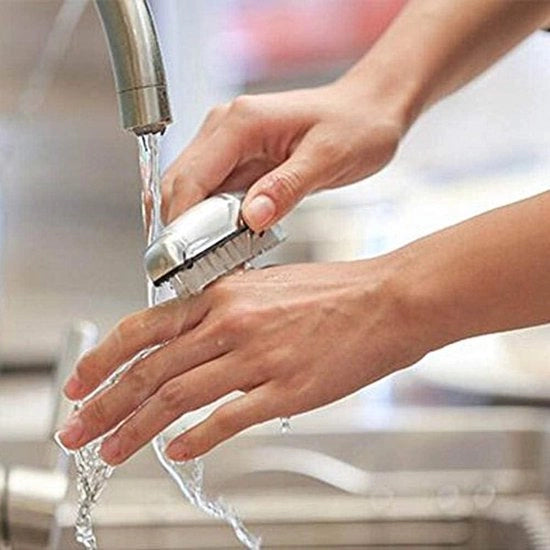 Set di spazzole per unghie per pulizia - Pulitore per unghie della mano - Spazzola per pulizia delle unghie della mano - Scrubber per pedicure unghie - Spazzola per pulizia delle unghie della mano