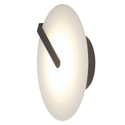 Applique/plafoniera Nuvola nero/bianco Ø43 LED 18W dimmerabile