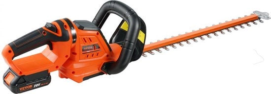 Heggenschaar elettrica 20V con motore di rame a 17.500 rpm lama di taglio 519,7mm lunghezza 16mm diametro di taglio inclusa batteria ricaricabile 2,0Ah custodia di protezione