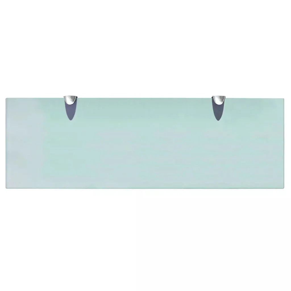 Mensola/armadietto/mobile in vetro da parete 60 x 20 cm spessore 8 mm trasparente 2702146/2