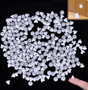 1000 pezzi di copertura per fori di trapano 5 mm - tappi ciechi bianchi - copertura di gomma per mobili - stoppi di fori viti.