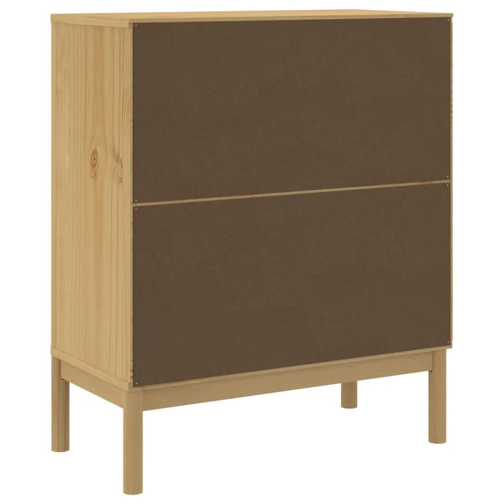 Cassettiera FLORO Marrone Cera in Legno Masselo di Pino 374008