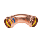 RACCORDO CURVO RAME 90° A PRESSARE FEMMINA FEMMINA SERIE B-ONE - Ã22  - CEX