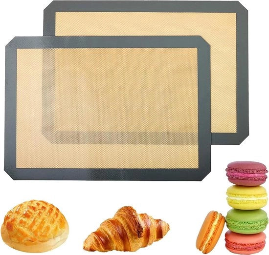 Mat di silicone per cuocere biscotti e rotoli di pasta 42 x 295 cm - materiale riutilizzabile