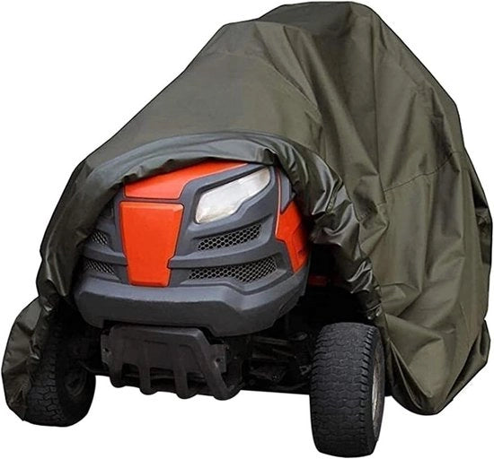 Capocapacità per tagliatutto erba - 183x137x117cm - XL - Hoes pesante per ATV - 210D Oxford - Hoes di stoccaggio per tagliatutto erba trattore - Ombrello per tagliatutto erba esterno - Adatto per tagliatutto erba da giardino a trazione a ruota - Verde