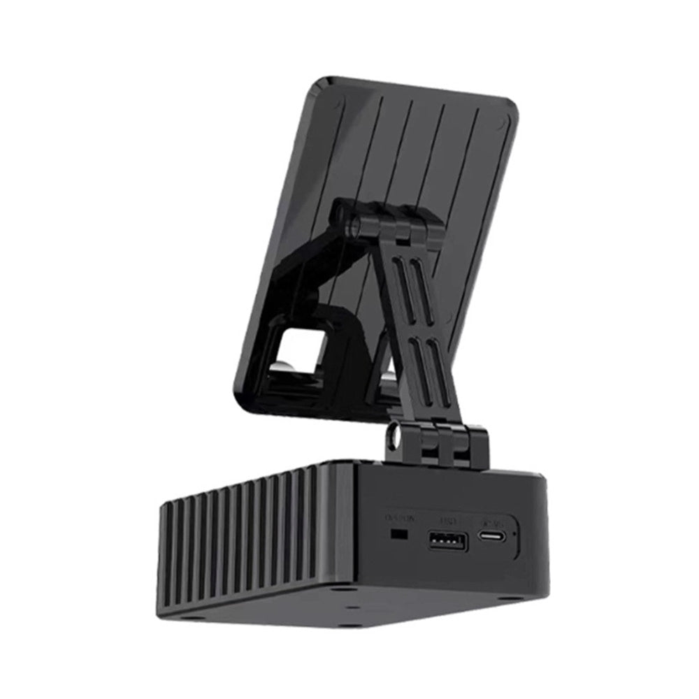 Trade Shop - Supporto Per Cellulare Con Altoparlante Wireless Portatile Regolabile Scrivania Kms-z513 -