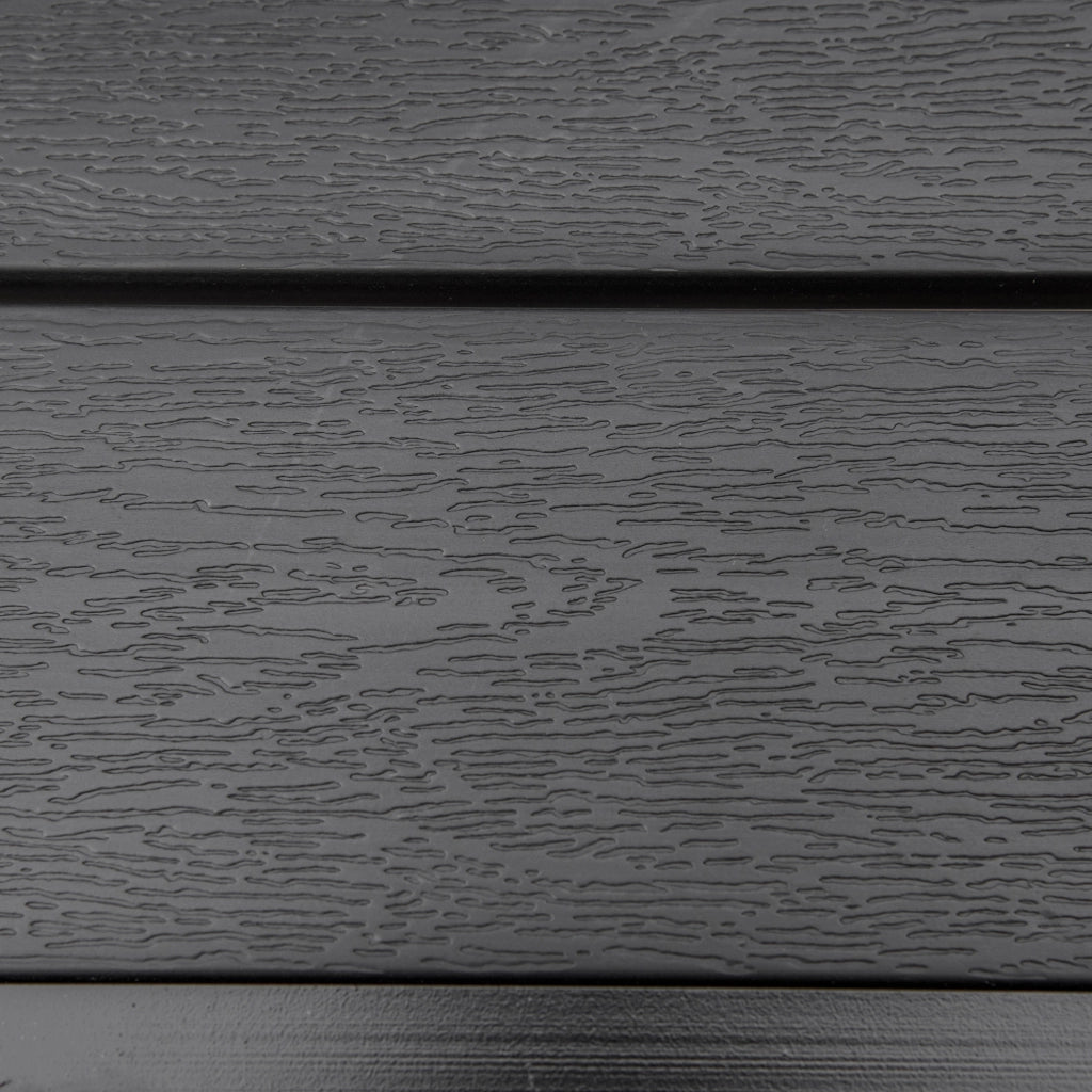 Tavolo da Pranzo per 4 Persone ¨C MINIMAL ¨C Alluminio Nero 80x80x74 cm