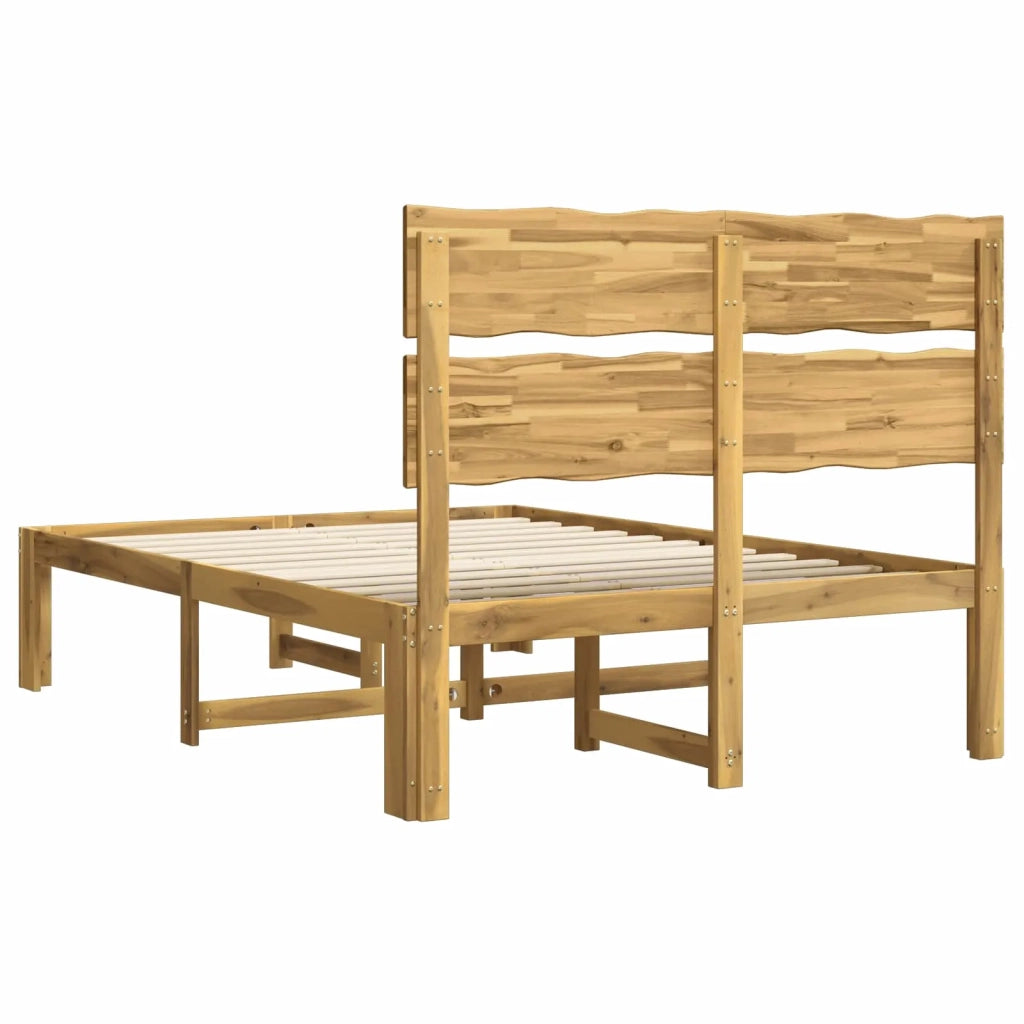 Letto matrimoniale con testiera ROSTOCK Bianco 135 x 190 cm 3405478