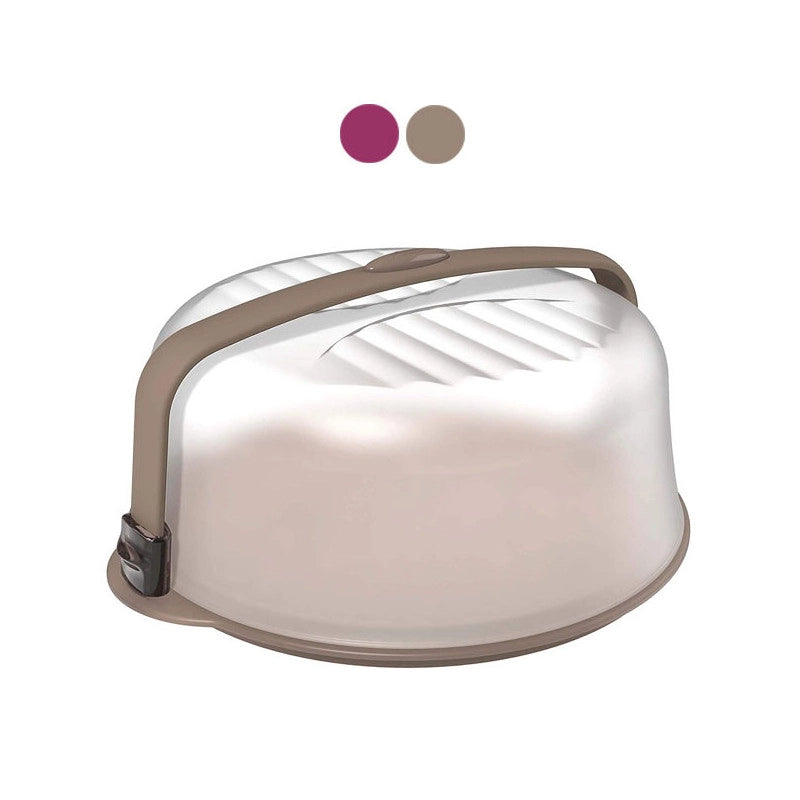 Contenitore Tond Torta Tortora 37 H 16 Biesse Casa