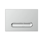 Placca di scarico doppio tasto in ABS cromato