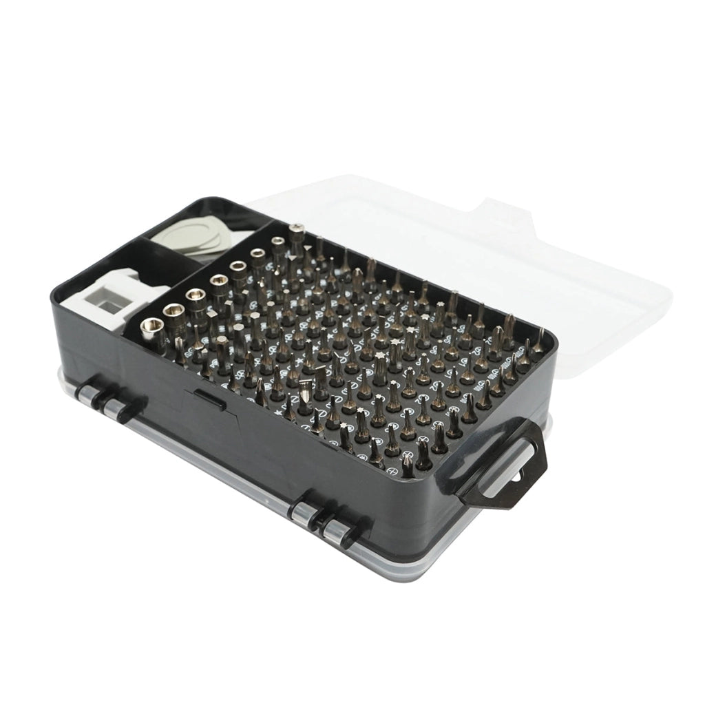 Set di cacciaviti di precisione, punte torx, croce, esagonali per elettronica 120 pezzi