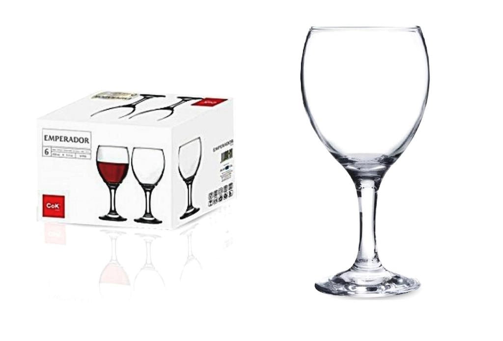 Set 6 Calice da Tavola Gran Vino in Vetro Emperador 47 cl