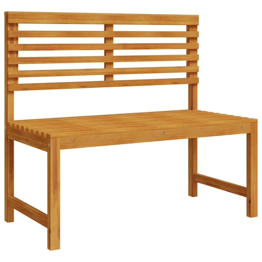 Set Panchina da Giardino 5 pcs Marrone Legno di Acacia Massello 3328690