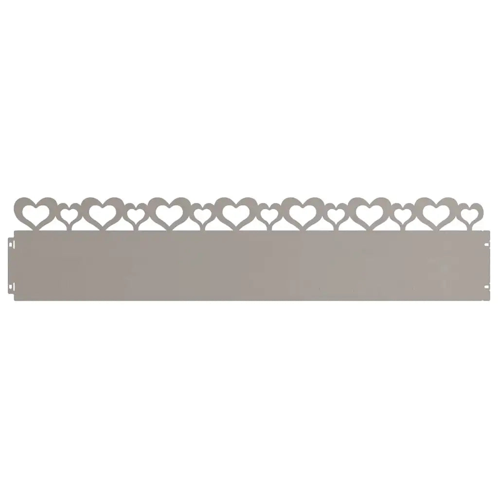 Bordure per prato 30 pcs Ruggine 103 x 0,05 x 22 cm