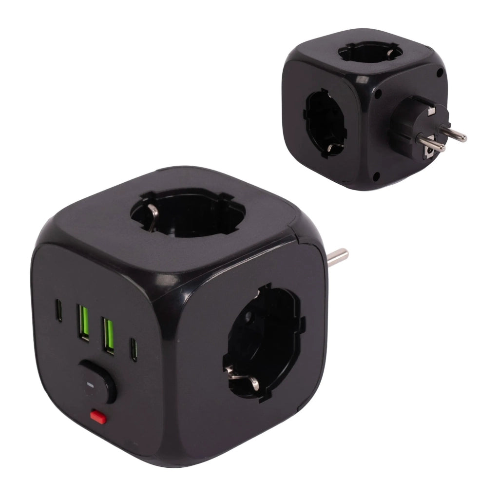 Multipresa Cubica 7-in-1 Jnh019 Black