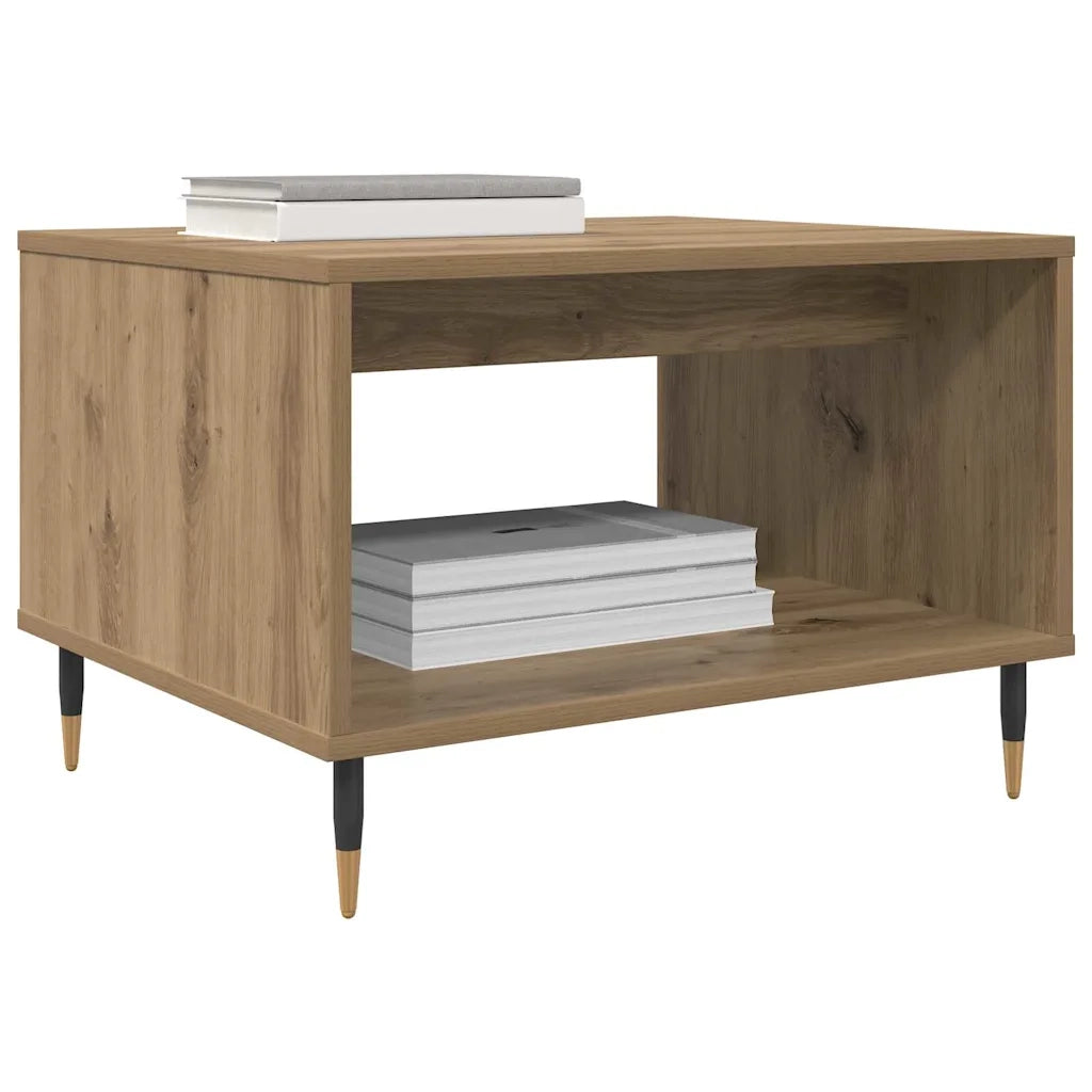 Tavolino da salotto rovere artigianale 60 x 50 x 40 cm 879607