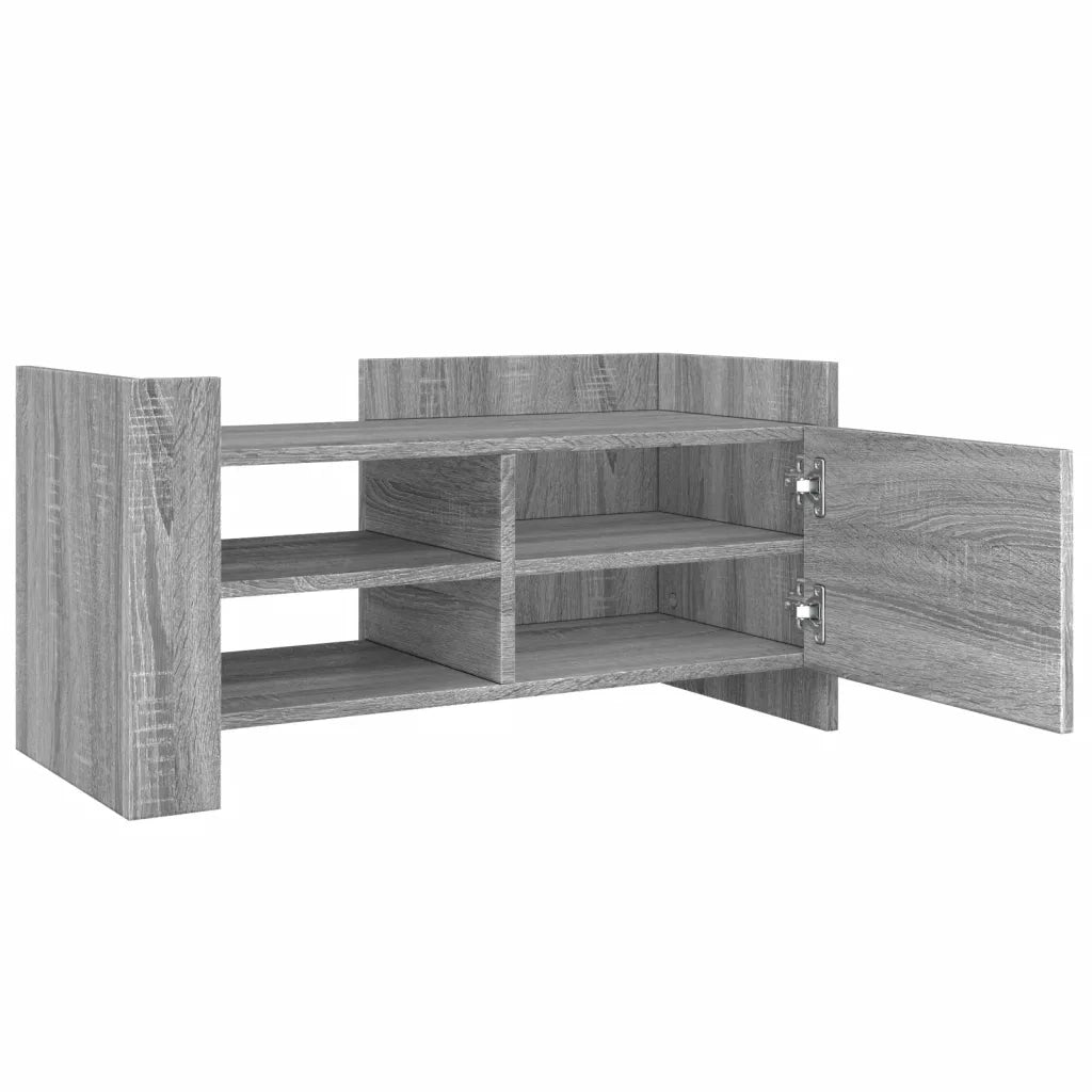 Mobile Porta TV-Mobile per TV-Credenza TV Grigio Sonoma 80x35x40 cm in Legno Multistrato
