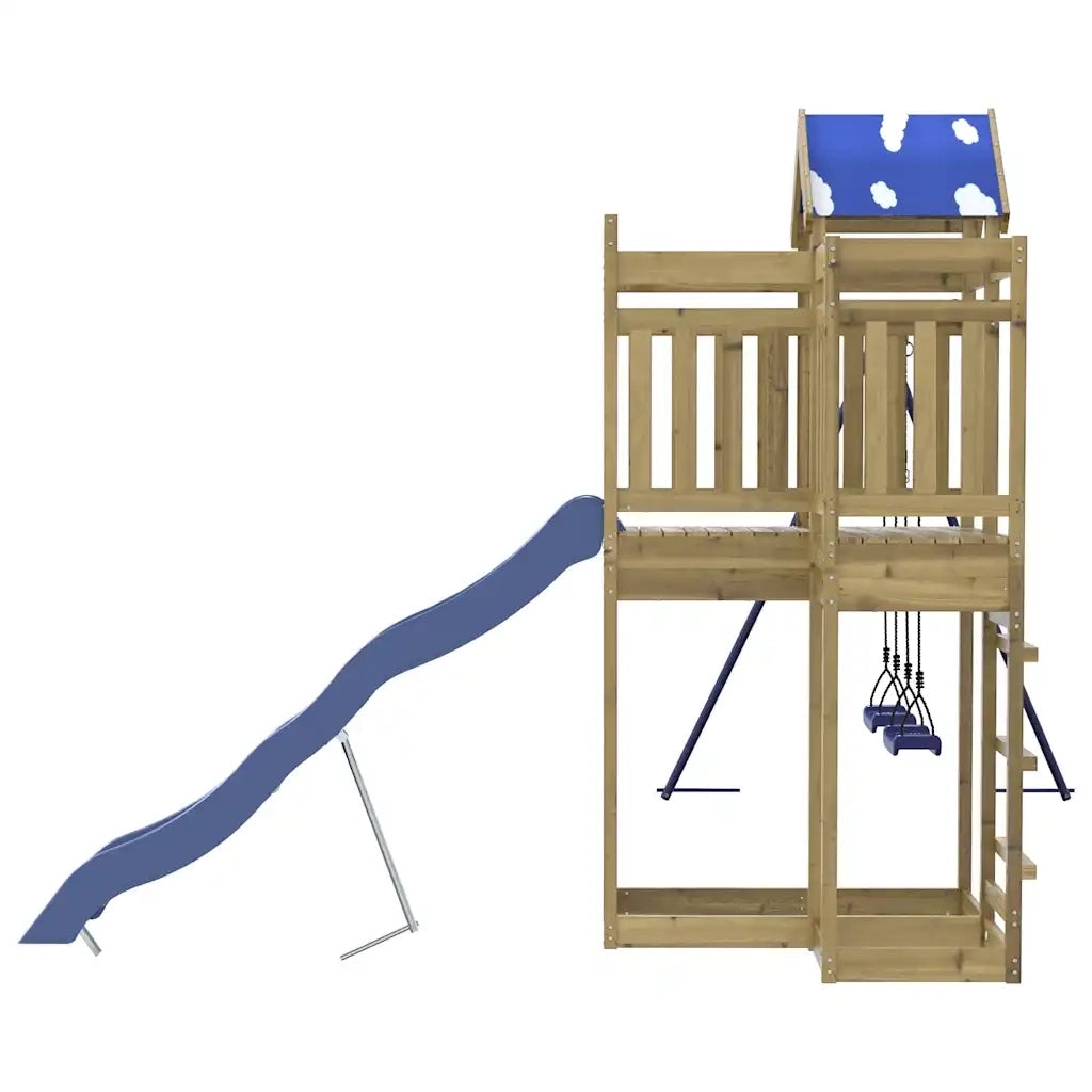 Set da Gioco da Esterno in Legno di Pino Impregnato 3279003