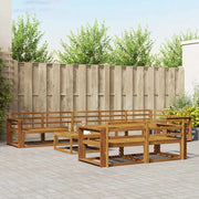 Set di divani da esterno 9 pcs Naturale 3367792