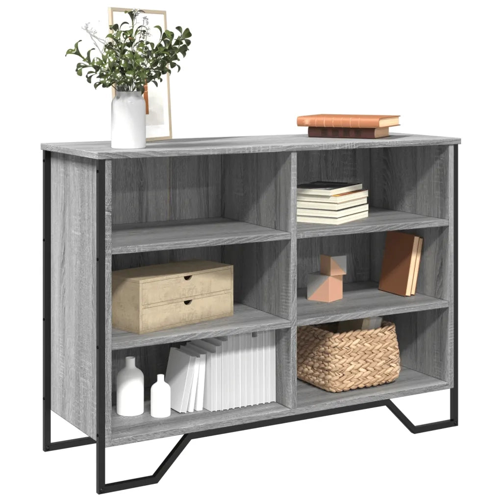 Credenza-Buffet-Armadio da cucina Grigio Sonoma 101x35,5x74,5 cm in Legno Multistrato