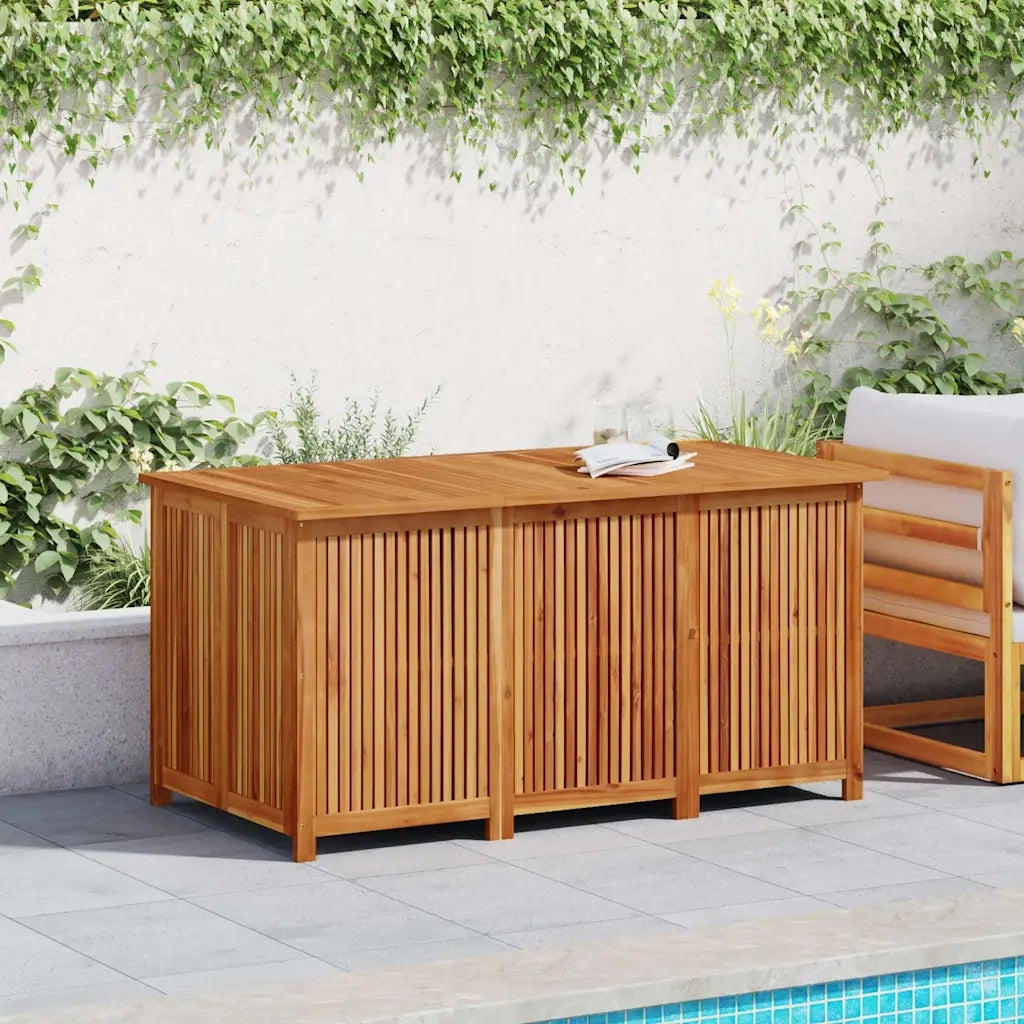 Contenitore da Giardino 150x80x75cm in Legno Massello di Acacia 319707