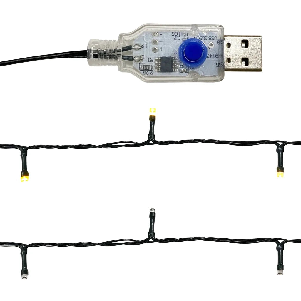 Ghirlanda Natalizia con Luci a LED 20 m Rosso CFW3629853