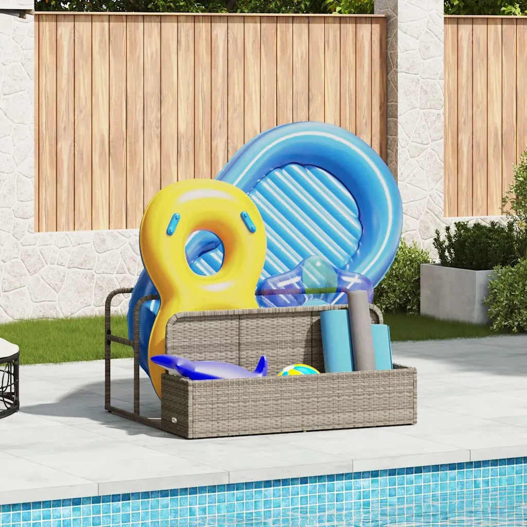 Galleggiante a Bordo Piscina Grigio Chiaro 110x100x57 cm CFW1028234
