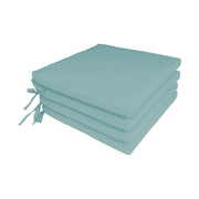 Set 4 cuscini per sedia da giardino, verde grigio