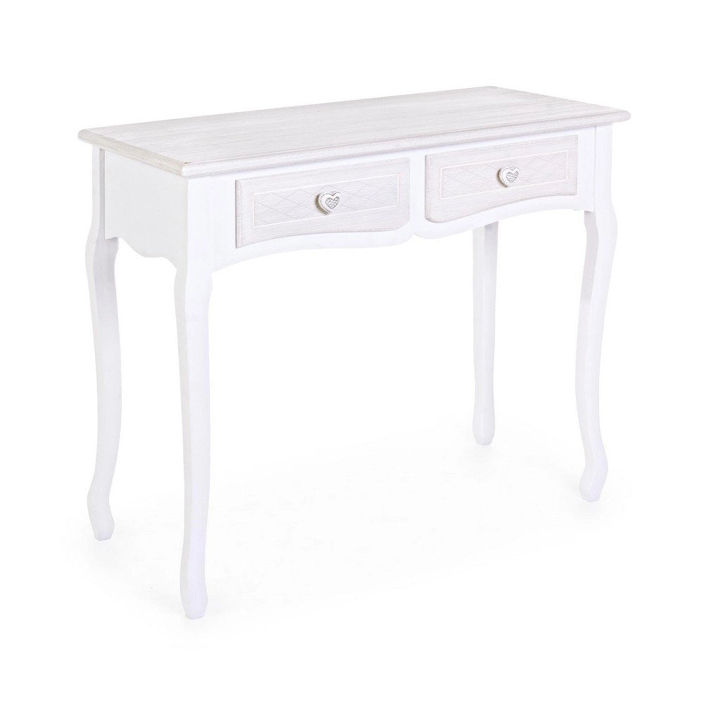 Consolle Legno Bianco Stile Classico da Interno - CAROLINE