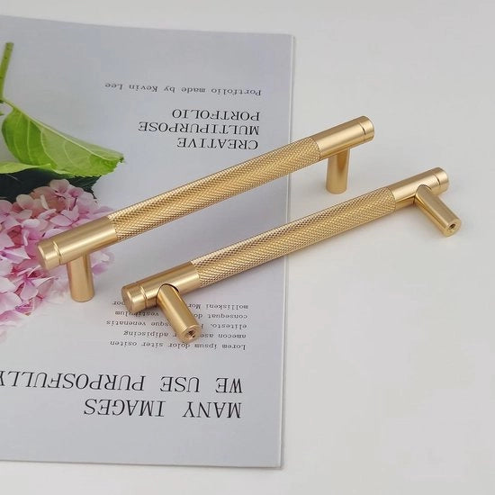 Pegni per armadi moderni in oro - 10 pezzi - Armadietti da cucina vintage