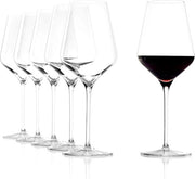 Set di bicchieri da vino di alta qualità - resistente al lavastoviglie - da tavola per cena di Natale