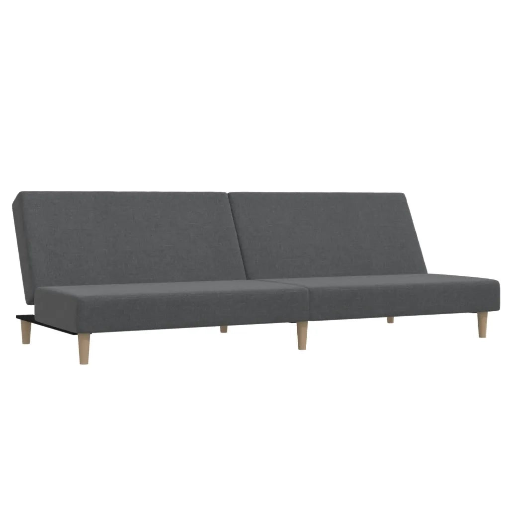 Divano letto | Sof¨¤ letto | Letto singolo a 2 Posti Grigio Chiaro in Tessuto