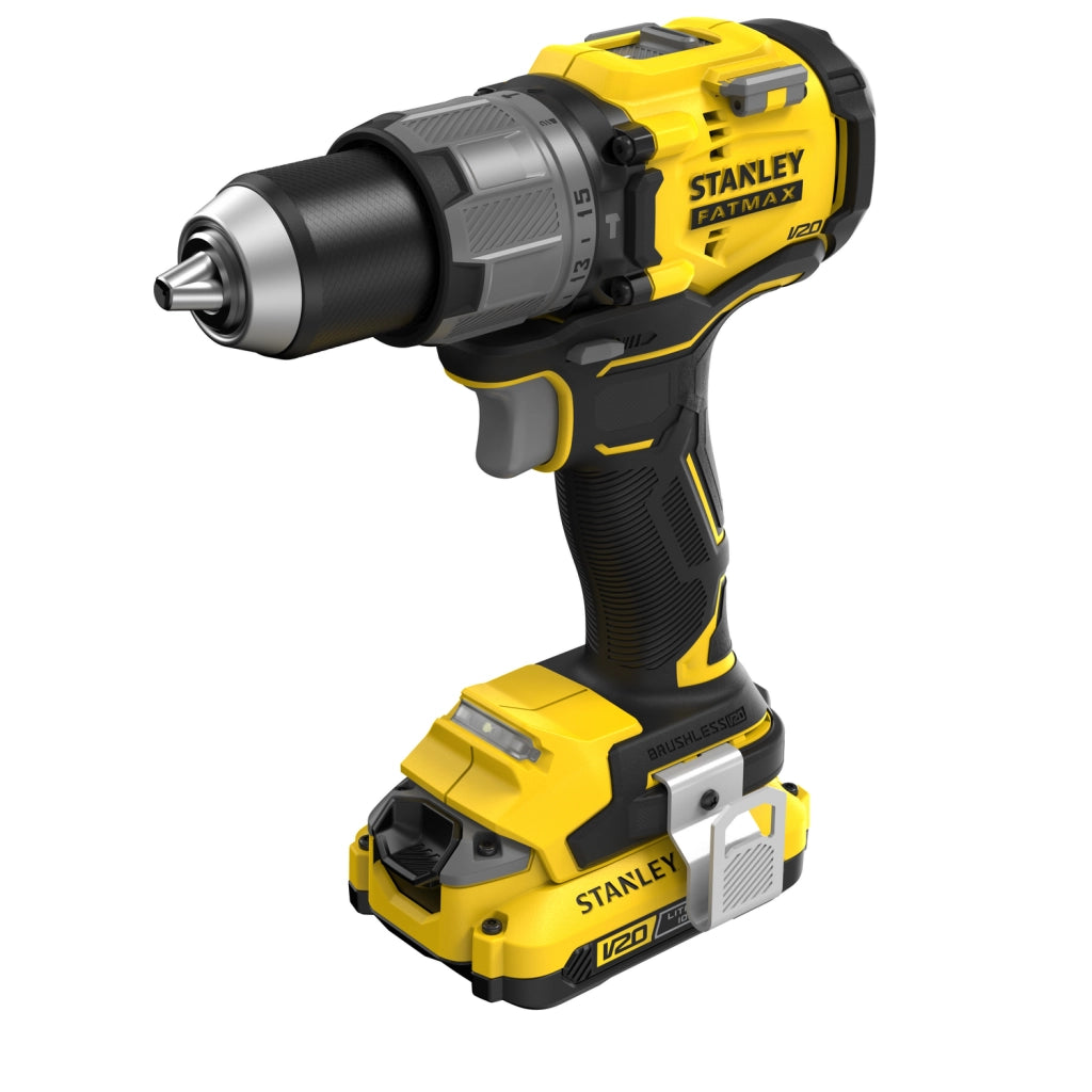 Stanley SFMC726D2K-QW – Trapano Avvitatore a Percussione 18V Brushless