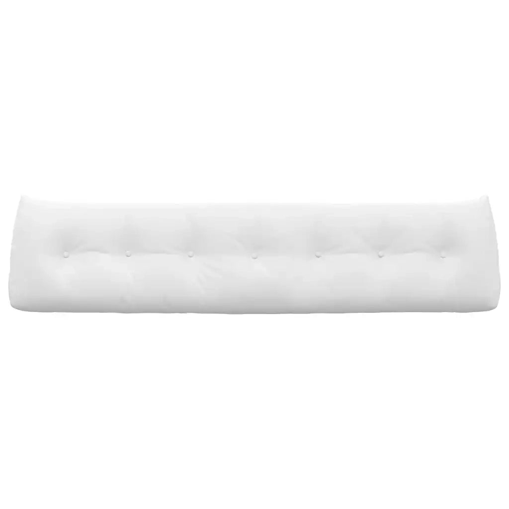 Cuscino per Schiena Bianco 200 x 24 x 50 cm Tessuto 42014597