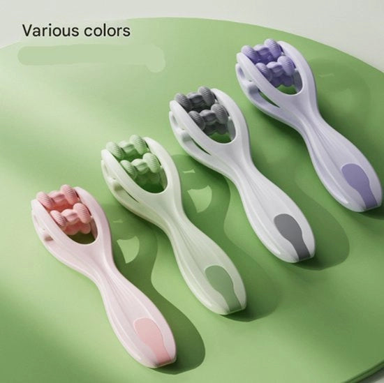 Strumenti per massaggi delle dita utilizzati per massaggi delle dita e delle mani e come apparecchi per massaggi per il trattamento del sindrome del tunnel carpale. Rulli massaggi in silicone adatti per mani, palme delle mani e polsi.