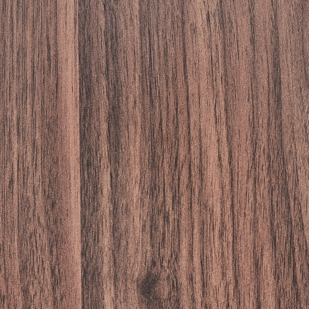 Tavolino da salotto rotondo in stile retrò in MDF con impiallacciatura in legno ø 60 cm marrone scuro