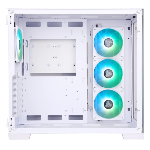 Case DARK CAVE - Gaming Tower- ATX- 4x12cm ARGB fan- 2xUSB3- Type-C- Side & Front Panel Temp Glass- White Edition