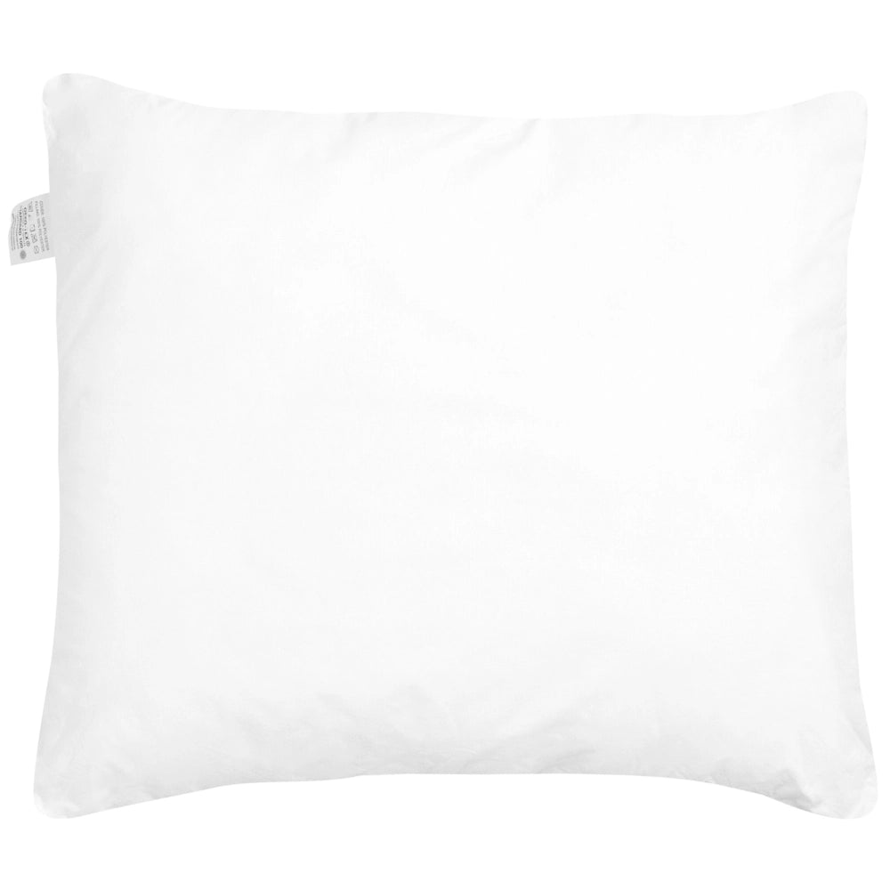 Set di 2 cuscini tradizionali bianchi in microfibra e poliestere ad alto profilo 80 x 80 cm camera da letto design classico