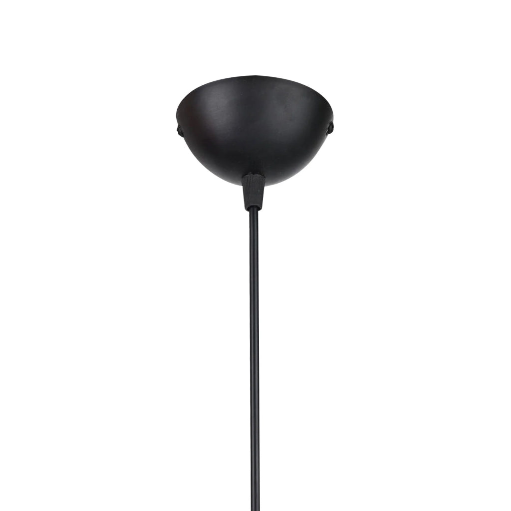 LÚZETE - LAMPADA A SOSPENSIONE IN ACCIAIO NERO Ø 18,5 CM ODELL