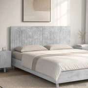 Testiera da Muro ALKMAAR Grigio Cemento Legno ingegnerizzato 896308