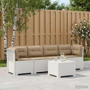 Divano da Giardino a 4 Posti con Cuscini in Stile Rattan PP 3443880