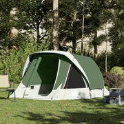 Tenda da Campeggio a Cabina per 4 Persone-Tenda per Escursionismo Verde Impermeabile 185268