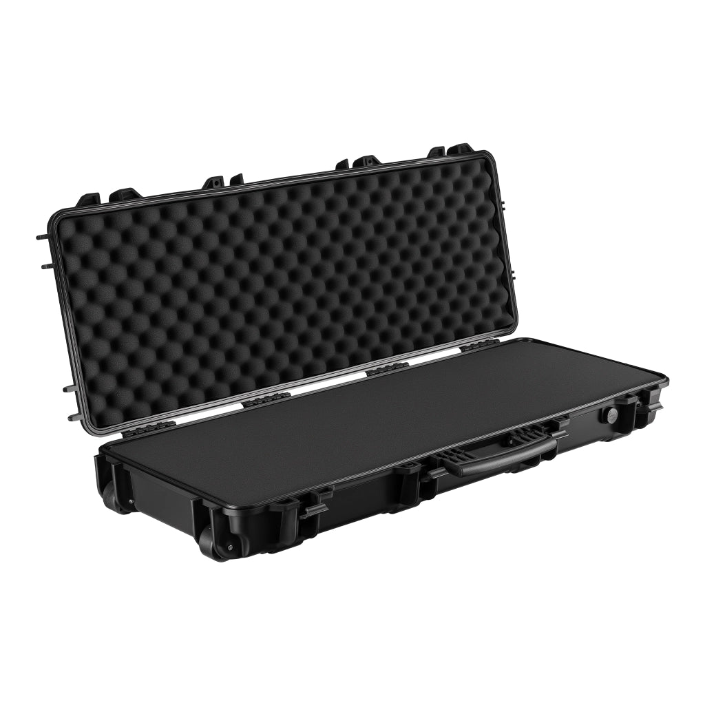 Valigetta porta armi impermeabile con rotelle 109,8 x 41,5 x 15,5 cm, Trolley Custodia per ASG fucili ad aria compressa, per softair