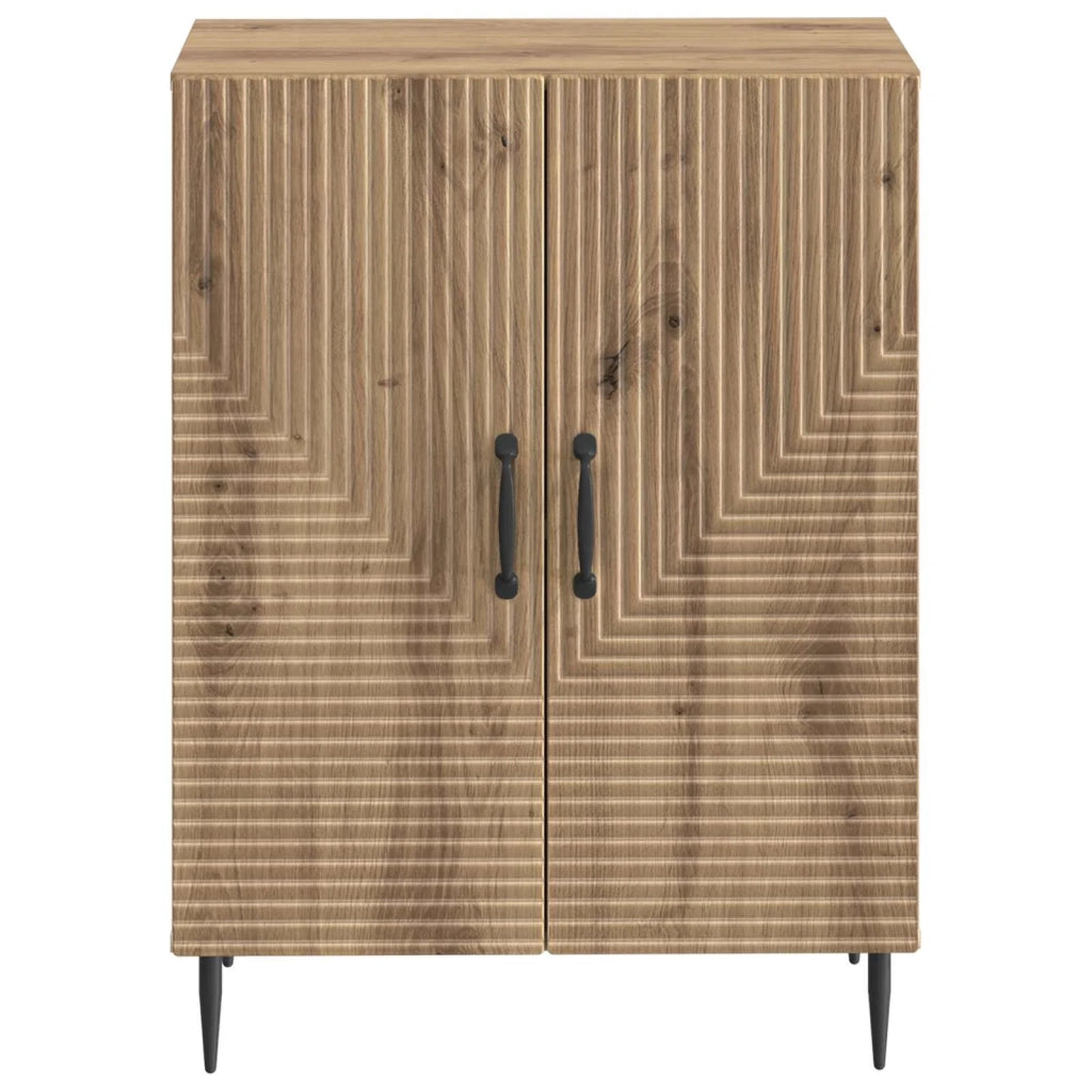 Mobiletto da Bagno HAARLEM Rovere Artigianale 59,5 x 31 x 80 cm 896844