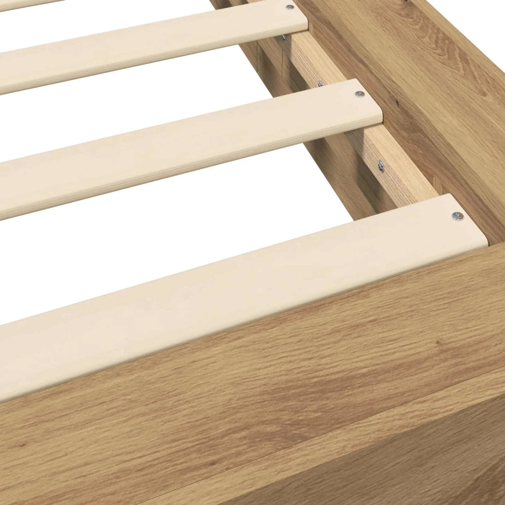 Struttura letto a pavimento Rovere Artigianale 80 x 210 cm 3429706