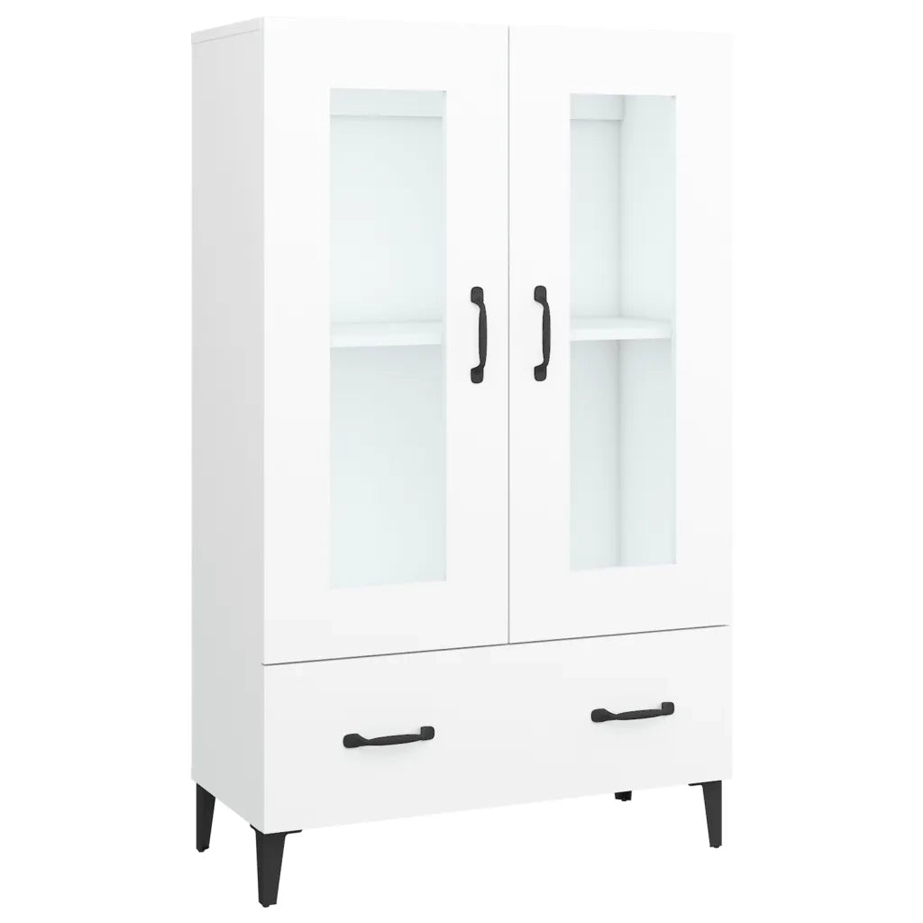 Credenza Bianca 70x31x115 cm in Legno Ingegnerizzato cod mxl 23491