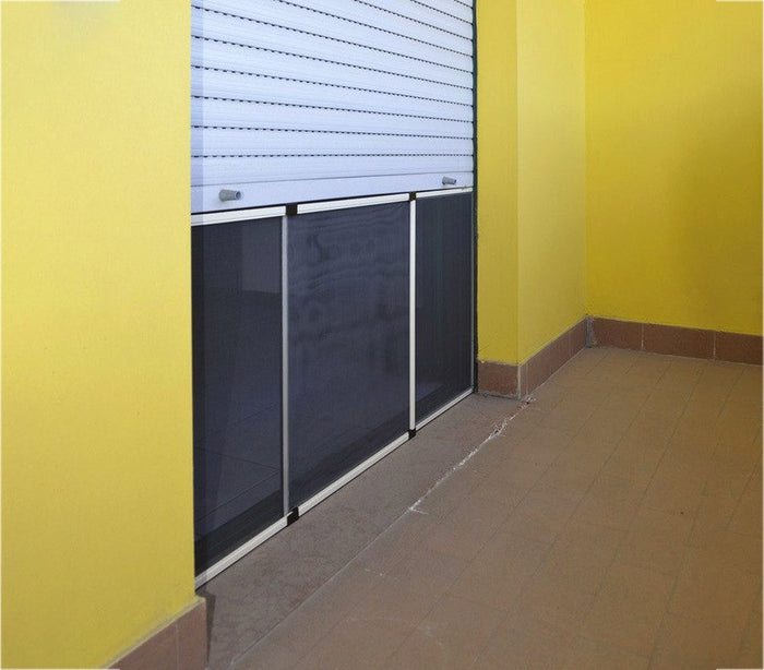 Zanzariera 100x70 cm estensibile fino a 193 cm con scopetta