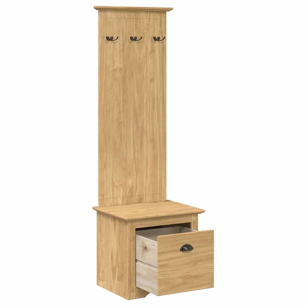 Armadio per corridoio BODO Marrone miele 50 x 40 x 156,7 cm 42023476