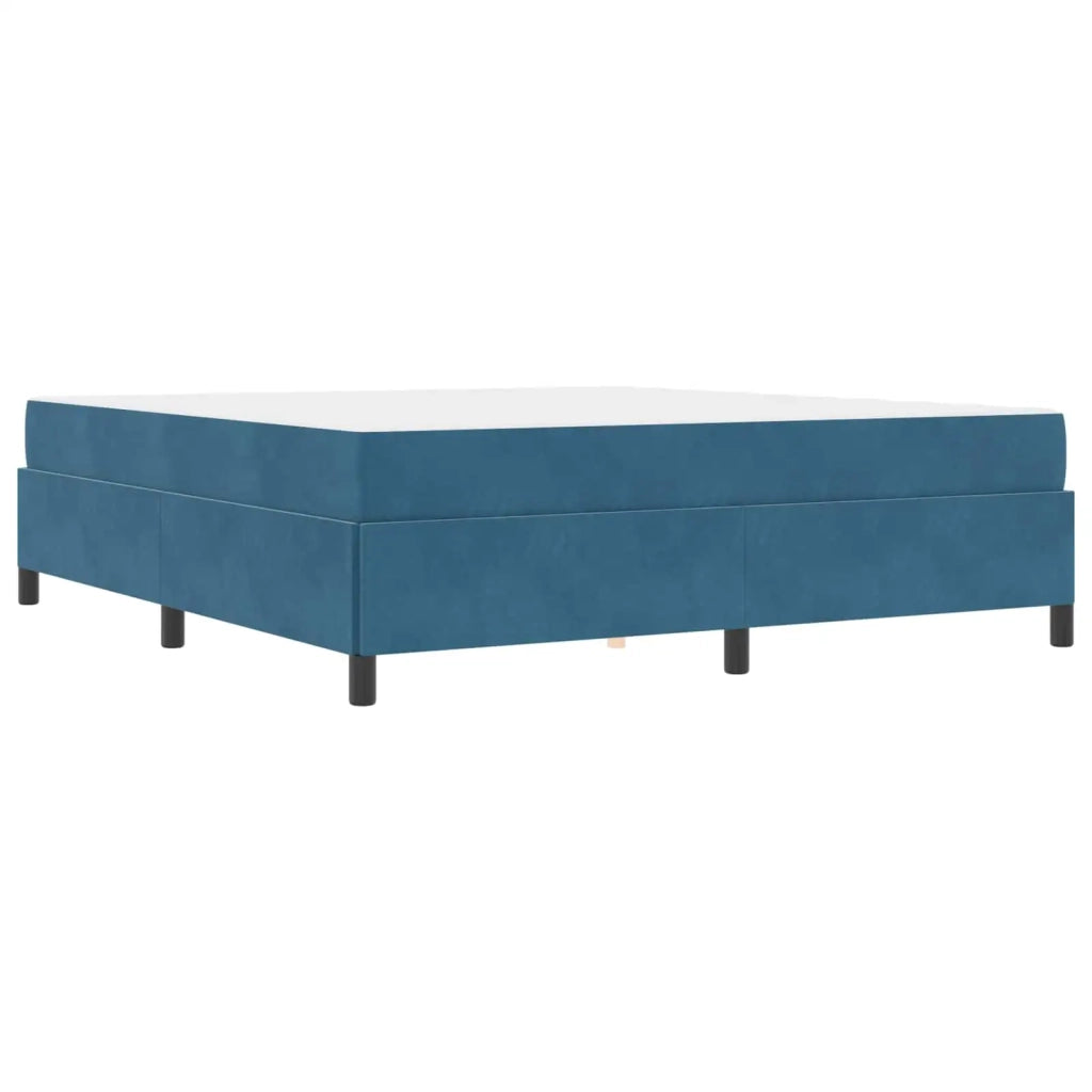 Struttura del letto Blu Scuro 180 x 200 cm Tessuto